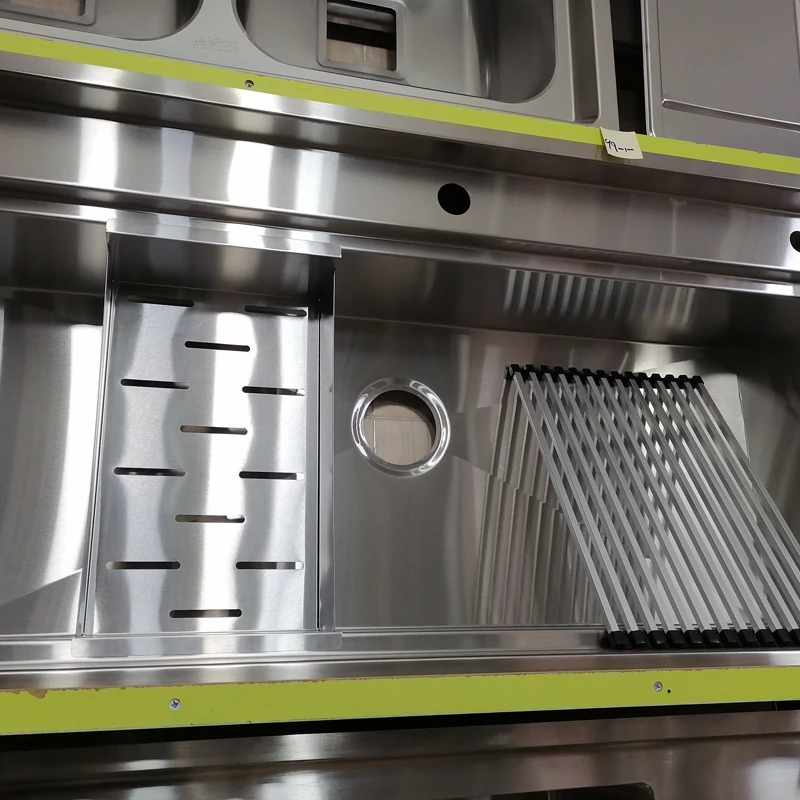 سینک ظرفشویی  استیل دست ساز کد 002 (پس کرایه)